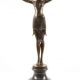 Dansatoare Scarab - statueta Art Deco din bronz