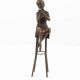Micuta rosie- statueta Art Deco din bronz