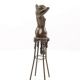 Trezirea -statueta Art Deco din bronz