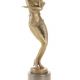 Dansatoarea sfioasa- statueta Art Deco din bronz