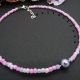 Colier handmade unicat - margele de nisip perle s