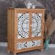 Cabinet Boho Style din lemn masiv natur 