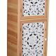 Cabinet turn Boho Style din lemn masiv natur 