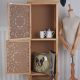 Cabinet turn Boho Style din lemn masiv natur 