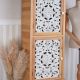 Cabinet turn Boho Style din lemn masiv natur 