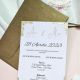 Invitatie nunta insertii aurii