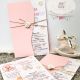Invitatie botez cu ursulet si luna roz