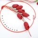 Colier handmade statement unicat - coconi matase