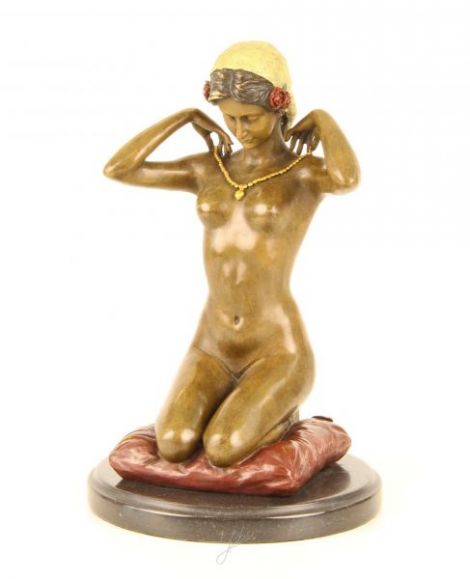 Nud art nouveau-statueta din bronz