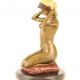 Nud art nouveau-statueta din bronz