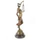 Justitia-statueta din bronz