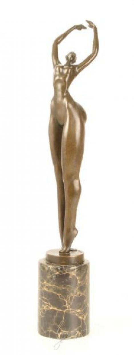 Nud- statueta moderna din bronz