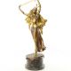 Dansatoare cu sabia- statueta vieneza din bronz 