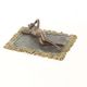 Nud pe o carpeta- statueta din bronz masiv