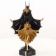 Satanela -statueta din bronz pictat