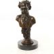 Bustul lui Bachus -statueta din bronz 