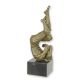 Nud contorsionat - statueta din bronz 