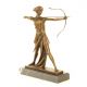 Zeita Diana - statueta din bronz pe soclu marmura