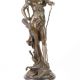 Zeita Diana - statueta din bronz pe soclu marmura