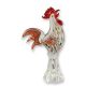 Cocos stilizat - figurina deosebita din sticla