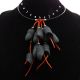 Colier handmade statement unicat - coconi matase