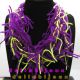 Colier handmade statement unicat - Mov cod786