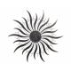 Decoratiune soare din fier forjat antik brown