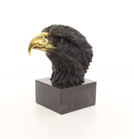 Cap de vultur- statueta din bronz
