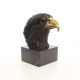 Cap de vultur- statueta din bronz 