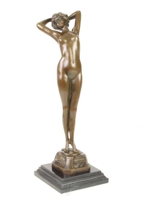 Dansatoare trezita - statueta din bronz