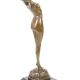 Dansatoare trezita - statueta din bronz