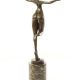 Nud modern- statueta din bronz pe un soclu marmur