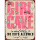 Decoratiune metalica "Girl cave"