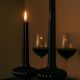 Set lumanari Chandelier negre mari