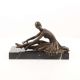 Balerina Tanara- statueta Art Deco din bronz