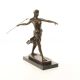 Razboinica amazoana -statueta din bronz 