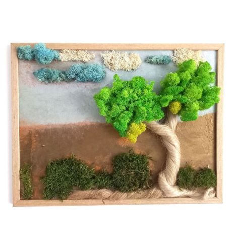 Arbore 3D cu fuior natur