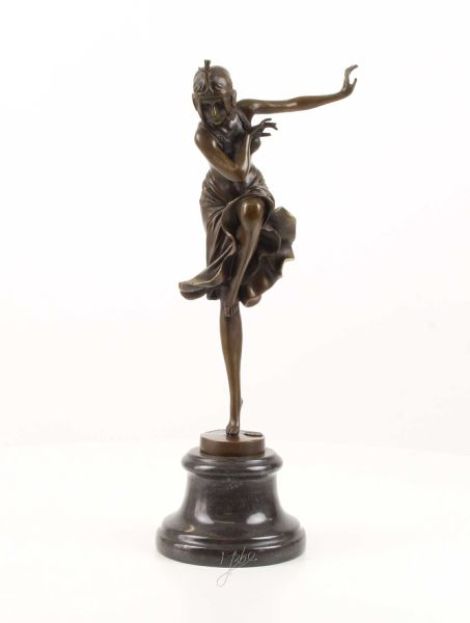 Dansatoare hindu-statueta din bronz 