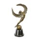 Rasaritul - statueta din bronz pe un soclu marmura