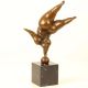 Gimnasta-statueta moderna din bronz 