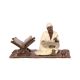 Scrib- statueta din bronz pictat