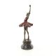 Balerina - statueta din bronz pe un soclu din marm