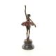 Balerina - statueta din bronz pe un soclu din marm