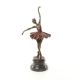 Balerina - statueta din bronz pe un soclu din marm
