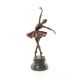 Balerina - statueta din bronz pe un soclu din marm