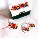 set cadou cu flori 
