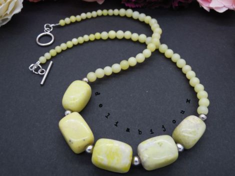 Colier handmade unicat - agate si peridot cod822