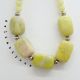Colier handmade unicat - agate si peridot cod822