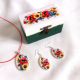 set cadou cu flori 
