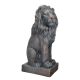 Leu sezand- statueta neagra din rasinidreapta
